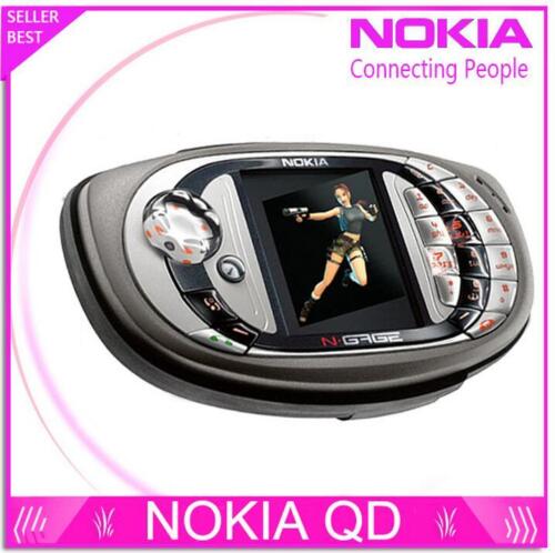 Odblokowany Nokia N-gage QD Game Telefon komórkowy Oryginał 2,1" GSM 900 / 1800 - Zdjęcie 1 z 15