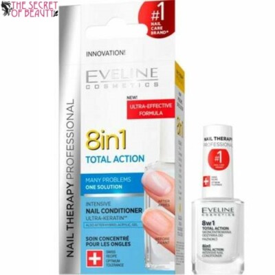 Eveline 8 in 1 Total Action Intensive Nagelspülung Stärker neues Design