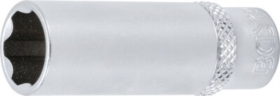 BGS STECKSCHLÜSSEL-EINSATZ SUPER LOCK, TIEF, INNENVIERKANT 6,3MM (1/4''), SW 12MM