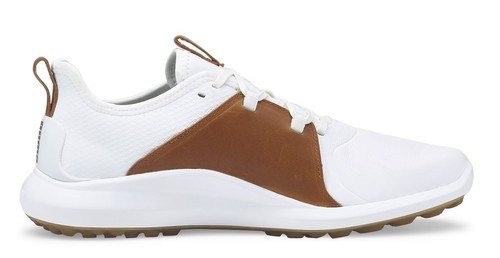 brown puma golf shoes