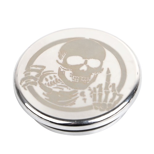 Skull Swingarm Pivot Bolt Cover Fit For Harley Road King Street Glide FLHX FLHXS - Picture 13 of 13
