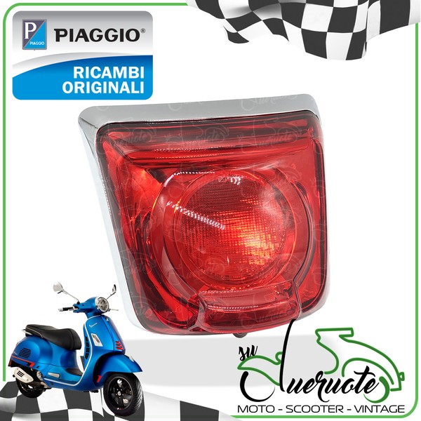 Fanale Posteriore Stop Luce Faro Vespa Gts 300 125 Super Sport Gtv 6 Sei Giorni-image