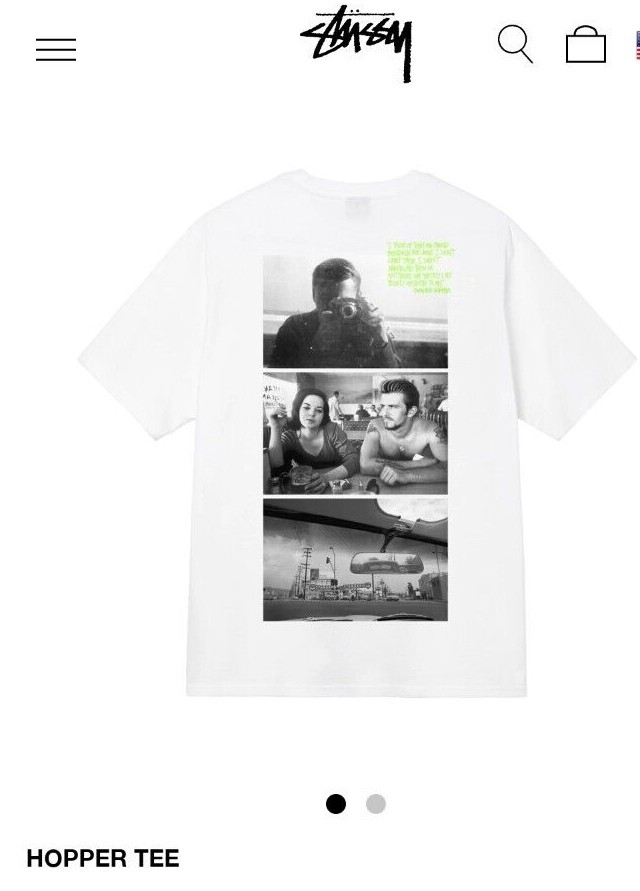 STÜSSY HOPPER TEE WHITE SMALL (*New) | eBay