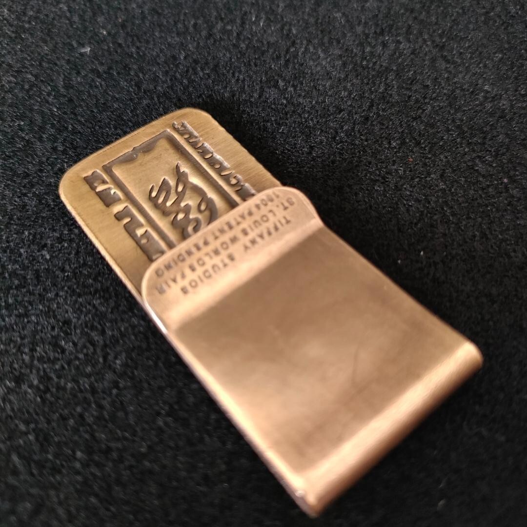 Rare Antiques Coca-Cola x Tiffany Money Clip St. Louis World's Fair in 1904