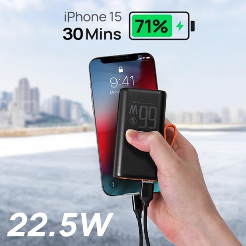 Powerbank 9000000mAh PD 22,5W Display LCD Ricarica Rapida Super Veloce Caricatore Rapido - Foto 6 di 15