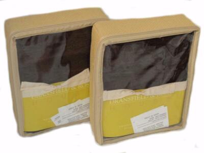 DRANSFIELD & ROSS Network Seal Brown STANDARD SHAMS SET OF 2 Neiman Marcus