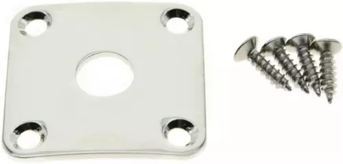 KAISH Nickel Metal Curved Bottom Jack Plate Curved Base Square Jackplate for Les
