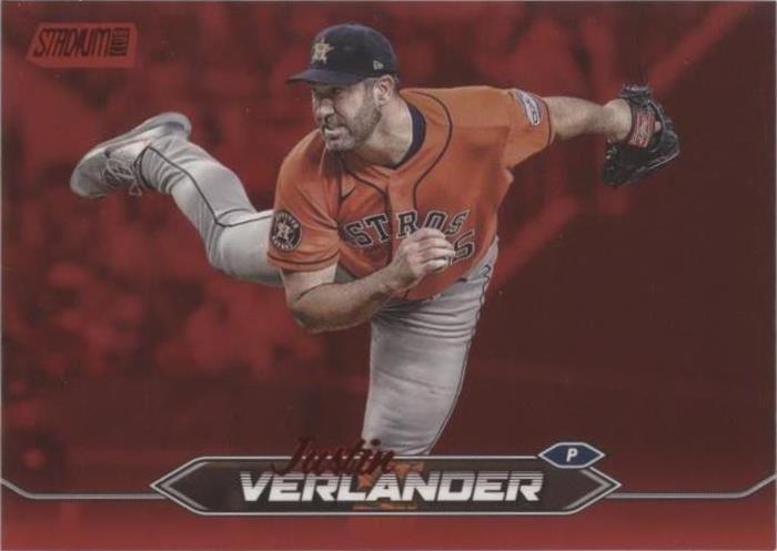 2024 Topps Stadium Club - Red Foil #178 Justin Verlander