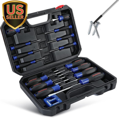 Magnetic Screwdriver Set, 16-Piece Torx Slotted Phillips Precision Screwdrive...