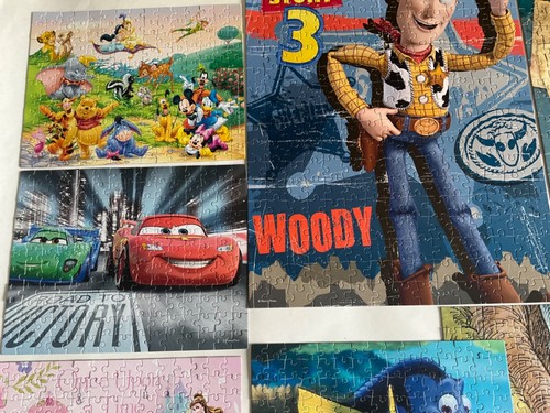Complete! Lot of 7 Disney Puzzle Pack 150/300/500 Piece Toy Story/Cars/Princess - Picture 4 of 18
