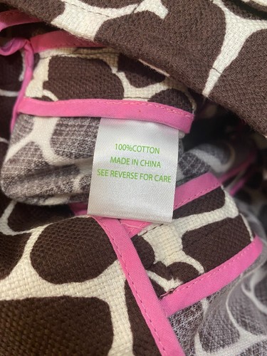 Lilly Pulitzer Skirt 14 Brown Giraffe Animal Print Buttons A Line Cotton Mini - Picture 9 of 12