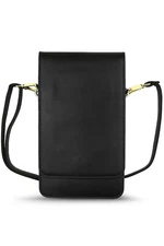 Gear Beast RFID Crossbody Phone Holder with Detachable Strap Black