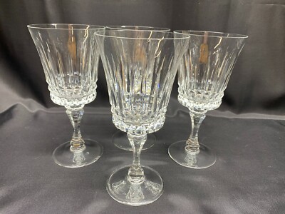 Set of 4 ~ Lenox  GALA  Crystal ~ Water Goblets ~ 7 1/4'' Tall