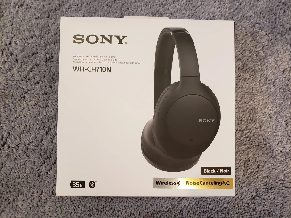 Sony WH-CH710 N Wireless Over-Ear Wireless Headphones - Black