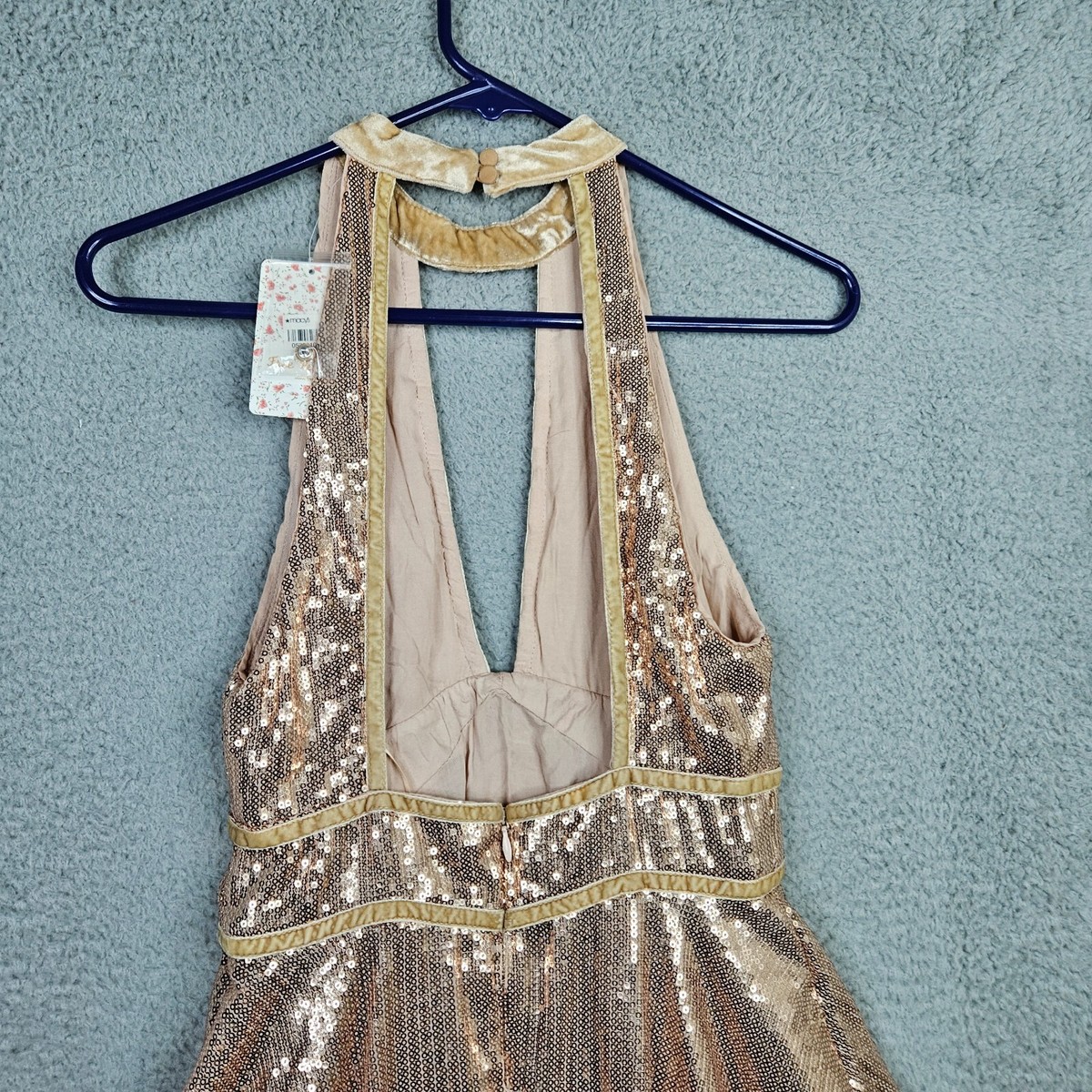 Free People Rose Gold Sequin Sleeveless Dress Size 0 NEW | eBay Free People Rose Gold Sequin Sleeveless Dress Size 0 NEW | eBay