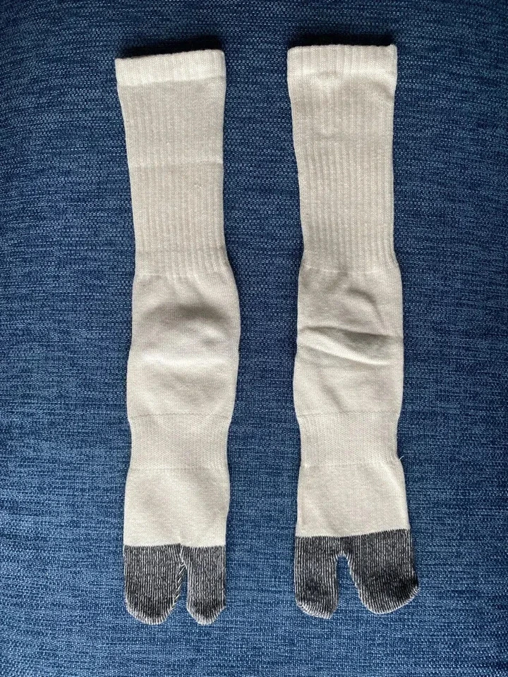 Japanese Tabi Socks (4-pack) EU size (40-43) White Cotton - Image 4 of 4