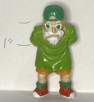 Vintage Dragonball Z MASTER ROSHI Mini figure Vtg 1989 PVC Minifig ...