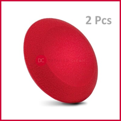 2 x Red Mars Wachsapplikator Schaumstoff Pad - 5,25'' Durchmesser - Z591-A