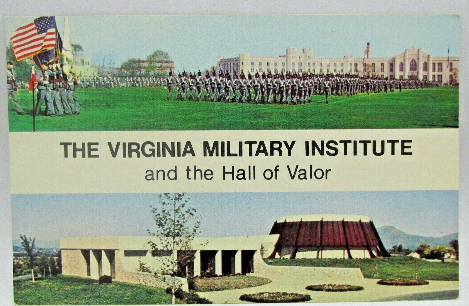 PostcardLexington VA. Virginia Military Inst. & The Hall Of Valor