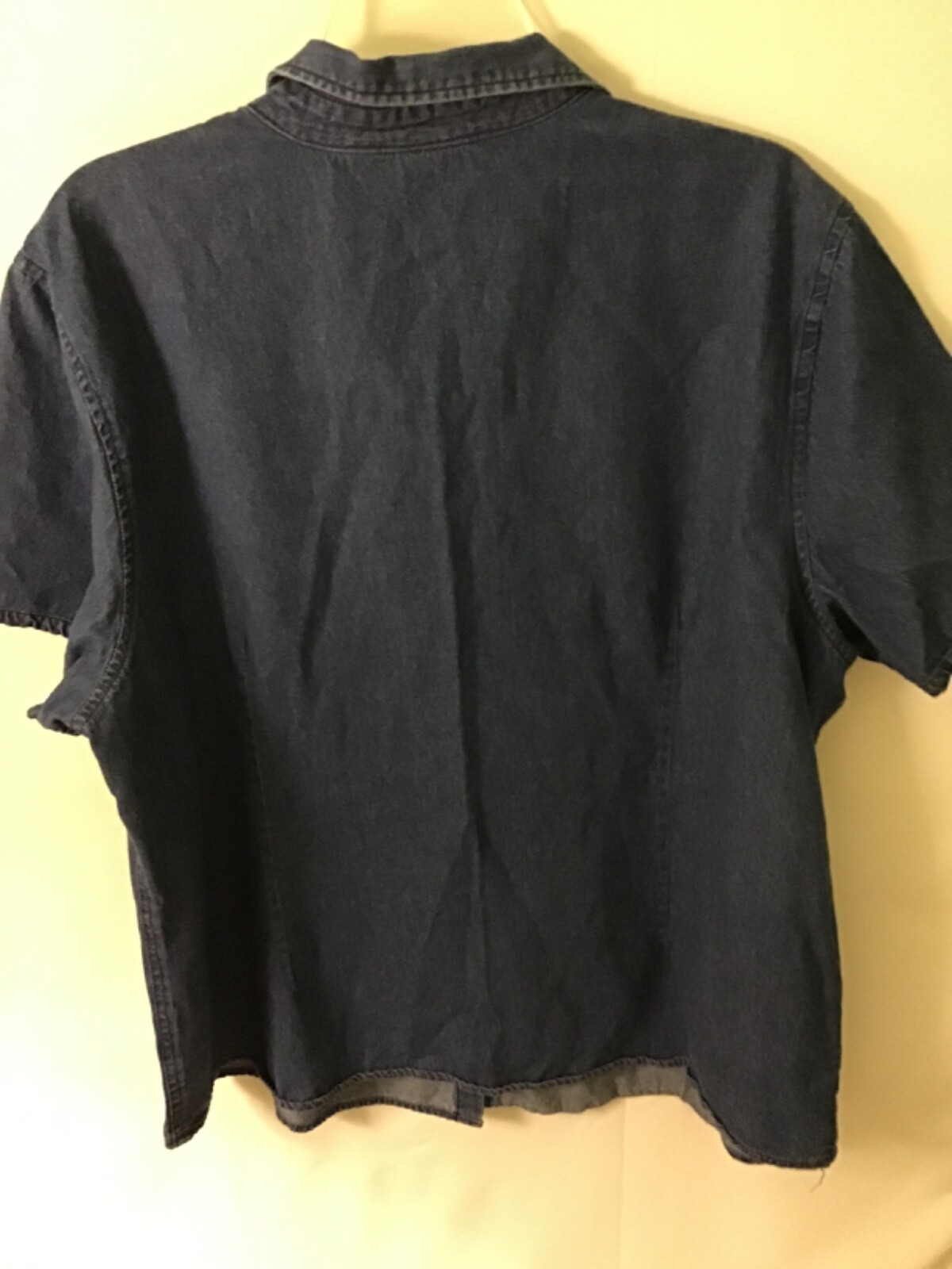 Basic Editions button down denim shirt  size 2x - image 5