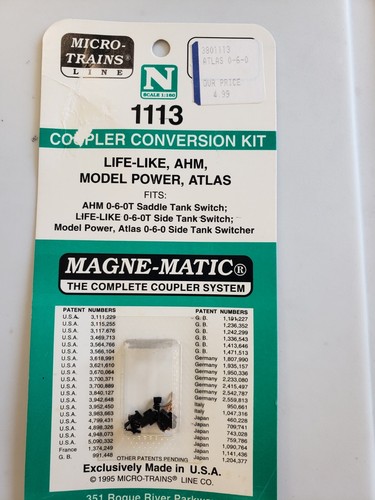 Kit de conversión de acoplador N Micro Trains 001 30 005 1113 ATLAS, REALISTA, AHM | Zustand: New