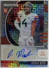 2020 Panini Prizm Draft Picks Autograph Prizms Mojo #180 Jordan Mack 25/49
