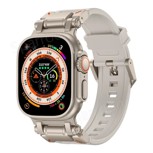 Silicone Sports Strap Band For Apple Watch Ultra 1 2 3 4 5 6 7 8 9 42/44/45/49mm - Picture 31 of 54