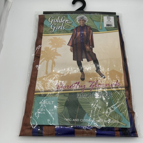 The Golden Girls-Dorothy Zbornak Costume Halloween Kimono Robe Adult S/M 6-8 New - Picture 2 of 5