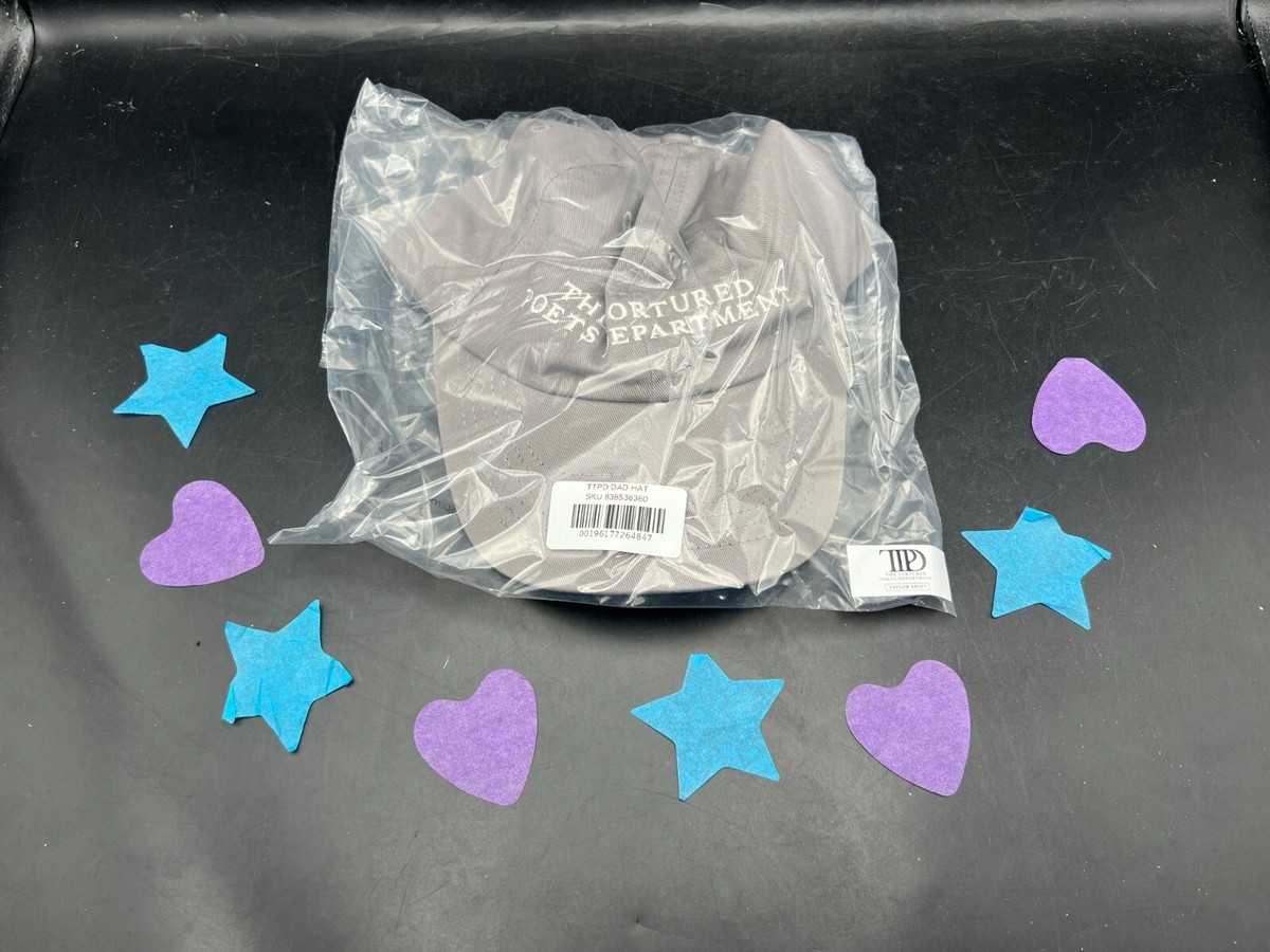 Official Taylor Swift TTPD GRAY DAD HAT Taylor Swift Tortured Poets Department Gray Dad Hat TTPD  main image 2