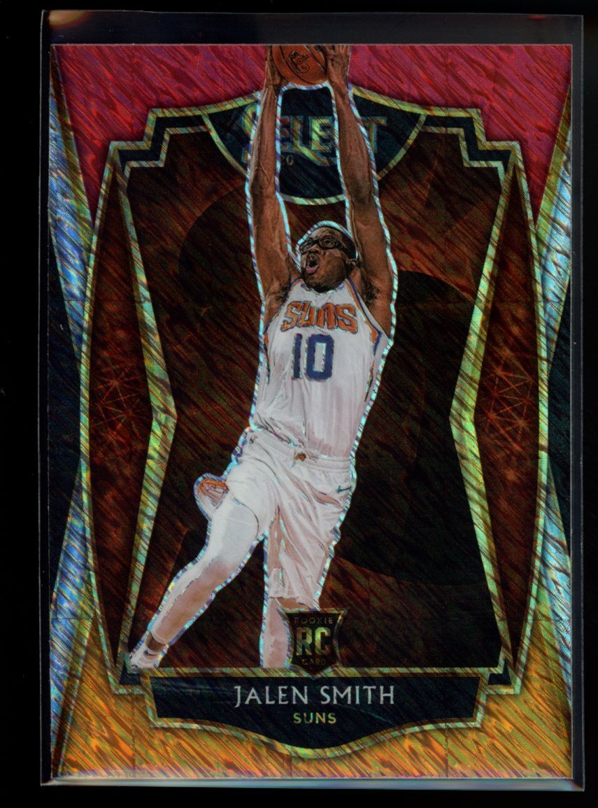 2020-21 Panini Select #188 Jalen Smith Red White Orange Shimmer