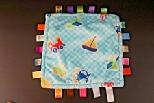 Taggies Car Boat Plane Helicopter Bicycle Transportation Security Blanket Lovey