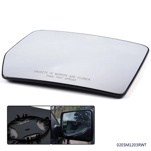 Passenger Side View Power Mirror Glass Fit For 2011-2014 Ford F150 BL3Z17K707A