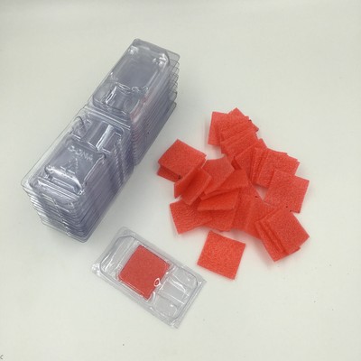 500PCS AMD CPU Clamshell Tray Case For 754 939 AM2 AM3 AM3 FM1 FM2 + EPE pads 