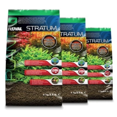 Fluval Stratum Substrate Plant & Shrimp Volcanic Soil for Planted Aquarium Tank