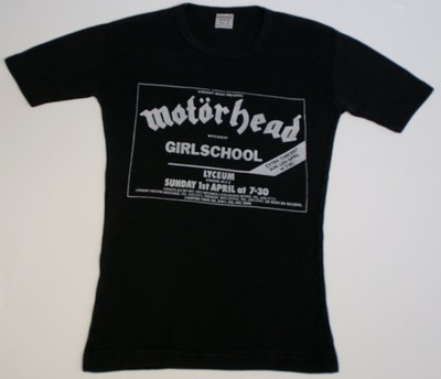 Motorhead Girlschool Shirt Vintage 