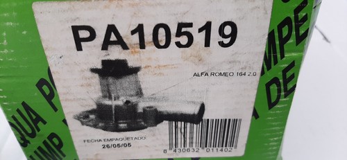 POMPA ACQUA GGT-PA10519-ALFA ROMEO 164-2000 CC TWIN SPARK - Foto 2 di 7