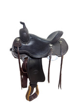 2-1387 14.5 inch Used Billy Cook Western Trai...