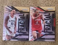 Panini Prizm WNBA 2026 The Racial 2-Card Lot Williams #6 Mitchell #3