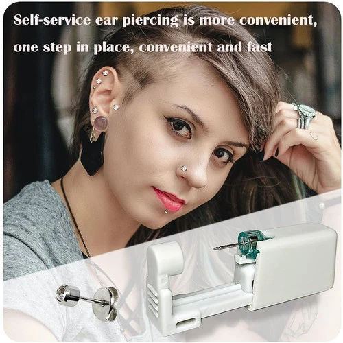 6 Pack Ear Piercing Kit, Disposable Gun, Self Gun,... image 2