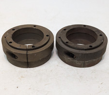 Lot of 2: unbranded steel split-design quick-detach sheave/pulley bushings