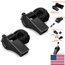 Durable Plastic Whistles for Coaches  Referees - Loud Crisp Sound Included