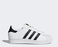 Adidas Big Kids Superstar White/core Black/Running White FTW Size 5 US