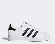 Adidas Big Kids Superstar (White/core Black/Running White FTW) Size 5 US