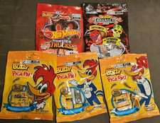 5 Buzzy CHICLE De BOLA Pica-Pau Goma Pájaro Leñoso Pájaro Leñoso Brasil Hot Wheels Tatuaje +