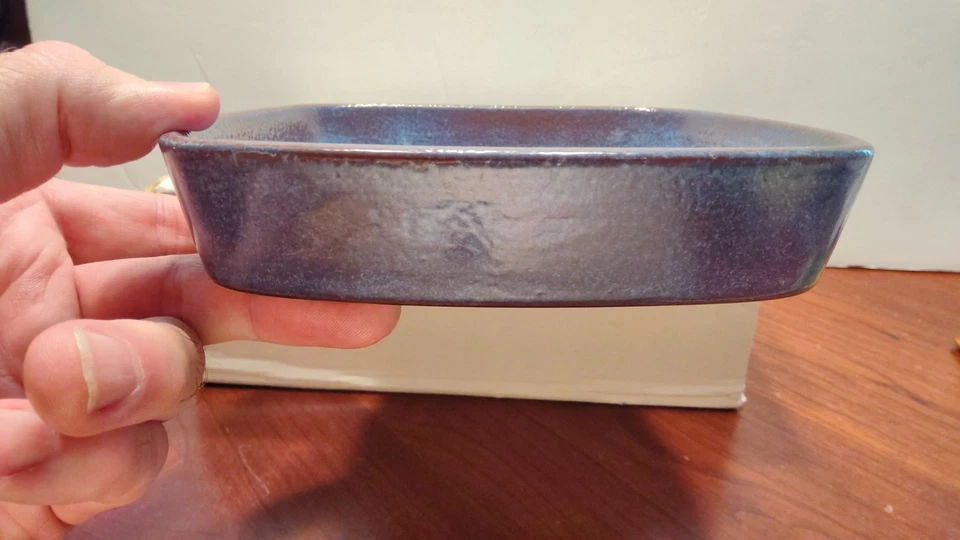 Plato cuadrado vintage Royal Copenhagen serie Baca colorido MCM 6 1/2" Foto 3 de 4