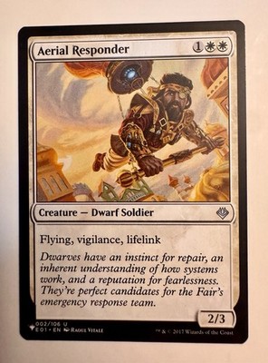 MTG Magic the Gathering Aerial Responder (E01-2/3034) The List LP