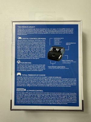 Cronus Zen Premier Console Controller Adapter PS4 XBOX One New in