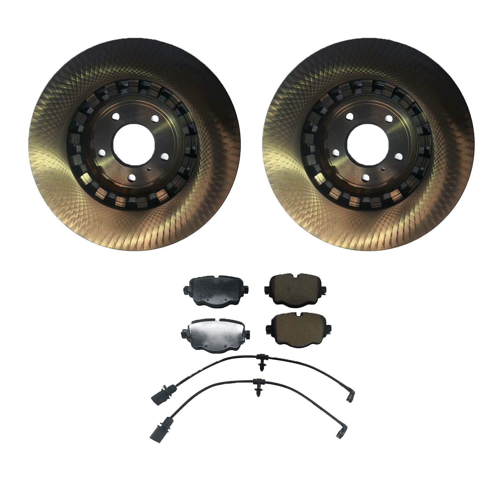 NEW Front & Rear Brake Pads & Rotors 4M0615601N For 2016-2026 Bentley Bentayga
