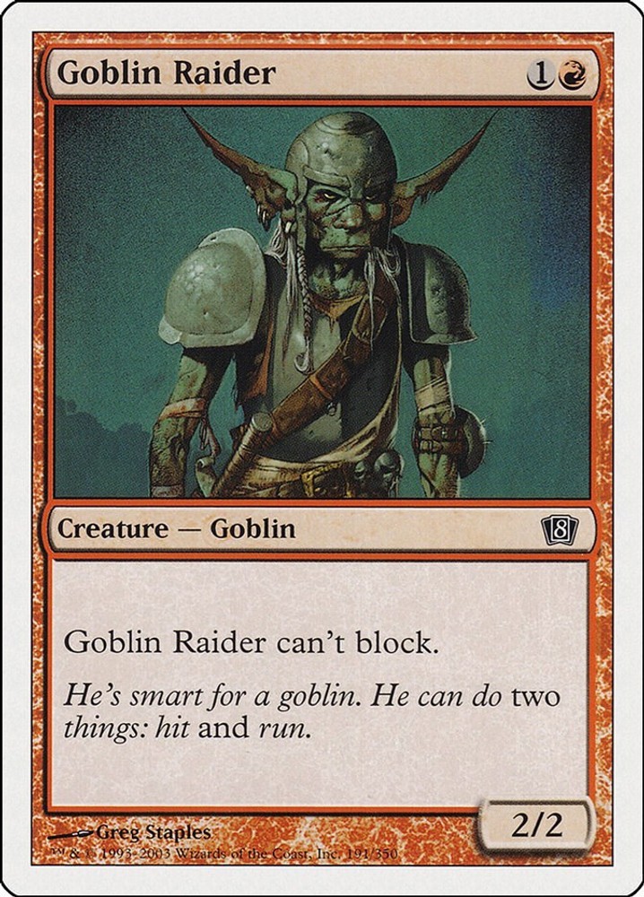 LP - Goblin Raider 8ED - 191 8th Edition