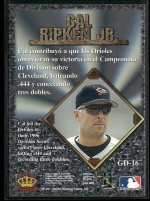 Cal Ripken Jr. 1997 Pacific Prism Invincible Gems of the Diamond